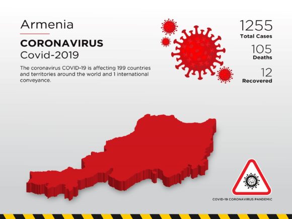 Armenia 3D Map: Visualizing Pandemic Impact