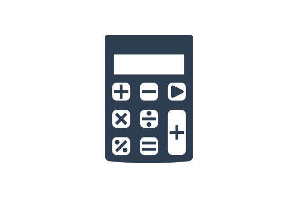 Calculation Icon for Modern Design Projects