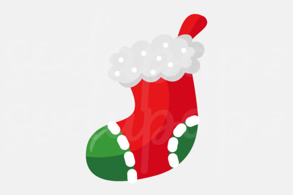 Classic Christmas - Christmas Sock: A Versatile Design Element for Holiday Creativity