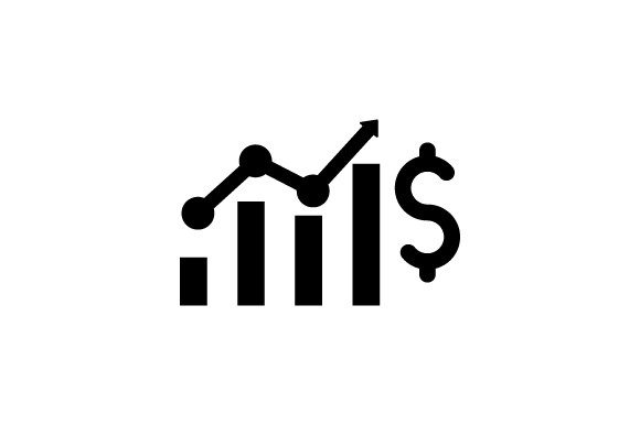 Earnings Report Business Statistics Icon: A Versatile Design Asset
