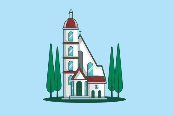 Exploring the Creative Potential of Cute Big Church Illustrations