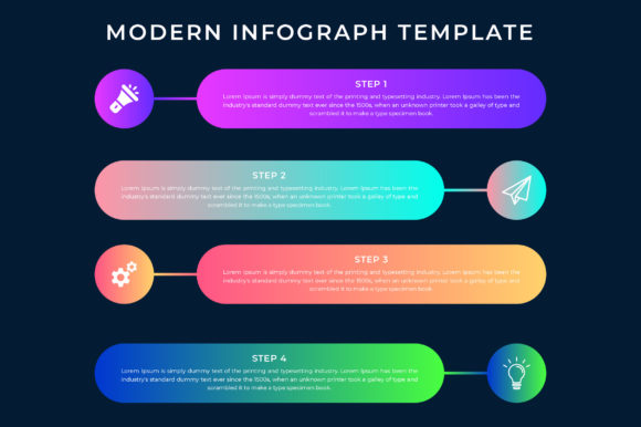 Gradient Modern Infographic Template: A Visual Design Powerhouse