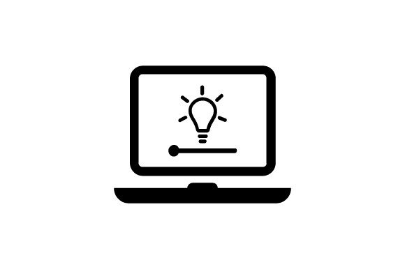 Laptop Display Brightness Control Icon: A Versatile Design Asset for Real-World Projects
