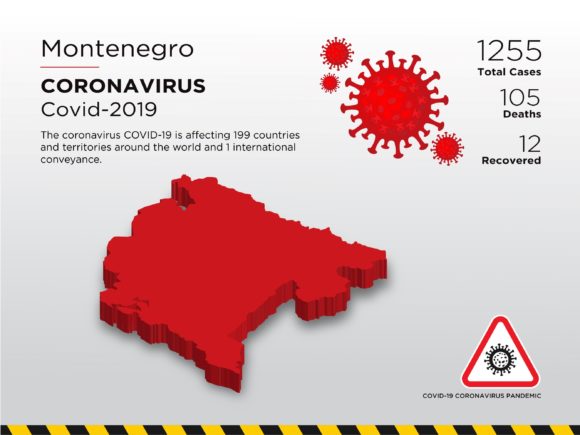 Making Data Visual: The Power of Montenegro Affected Country 3D Map in Design