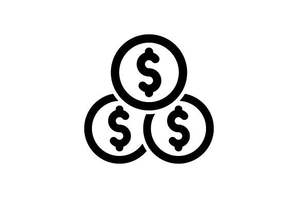 Money Investment Icon: Design Flexibility for Professionals