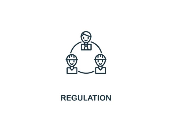 Regulation Icon: Essential Work Safety Vector Asset