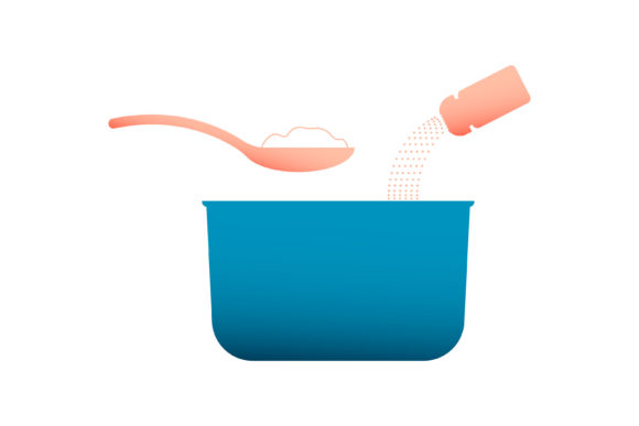 Salt and Sugar Are Poured into the Pan: A Versatile Design Element for Modern Creators